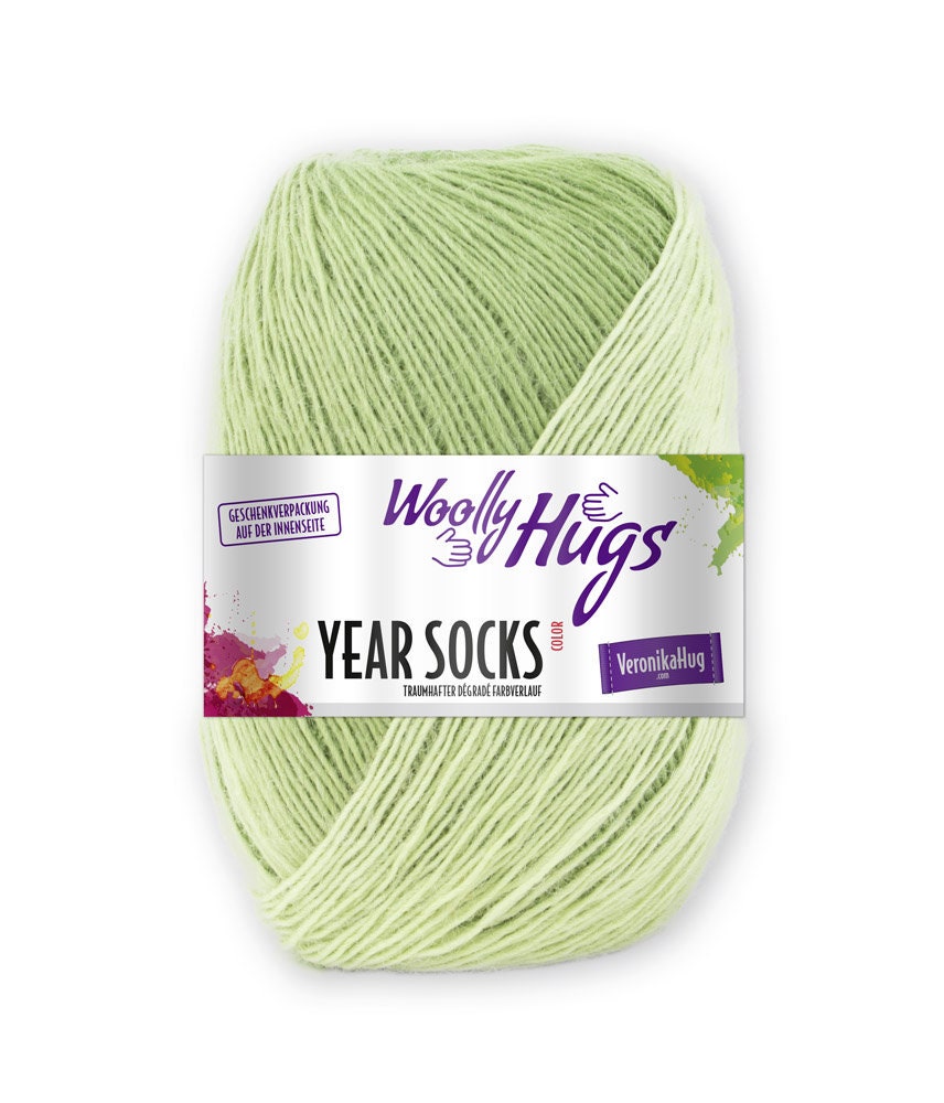 WOOLLY HUGS Year Socks 100g Degradé Schurwolle Farbverlaufsgarn Sockenwolle