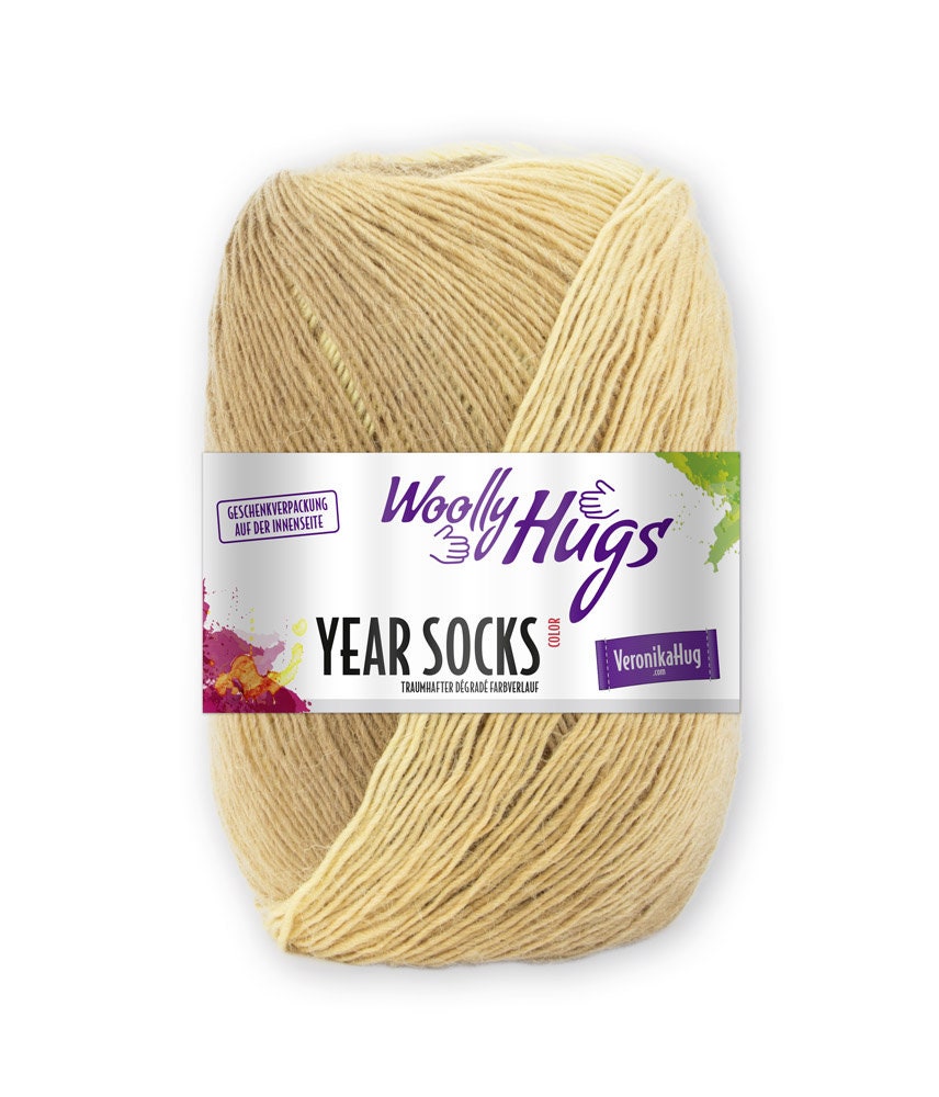 WOOLLY HUGS Year Socks 100g Degradé Schurwolle Farbverlaufsgarn Sockenwolle