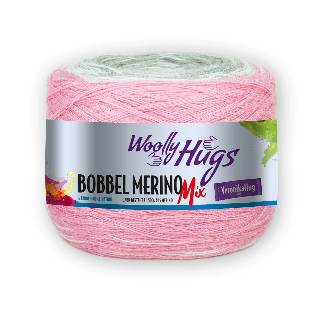 WOOLLY HUGS Bobbel Merino Mix Farbe wählen Merino extrafine 700m/200g Farbverlauf