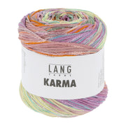 LANG YARNS Karma leichtes Sommergarn Baumwolle Viskose Polyacryl Leinen 100g/285m weich glänzend