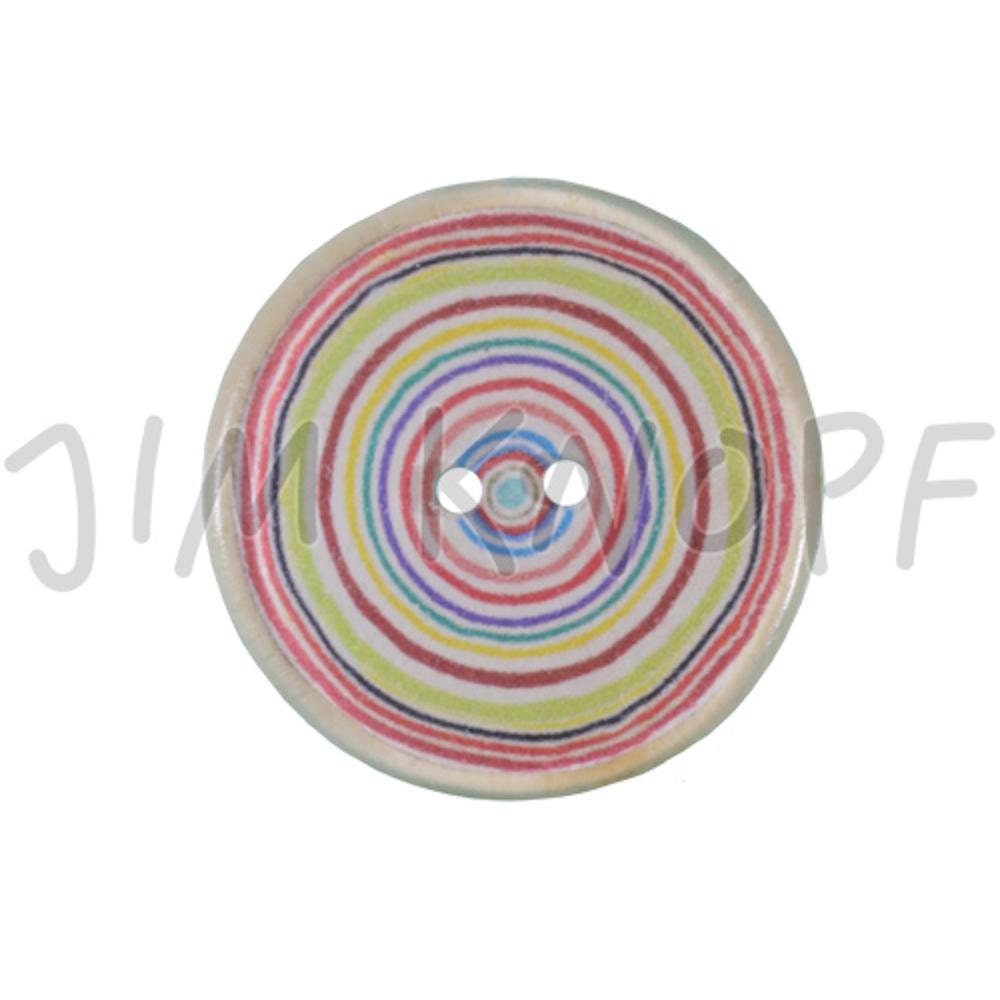 Jim Knopf Resin Kunstharz Knopf Bunte Kreisel 25mm gelb rot blau 13370 Zubehör 13634