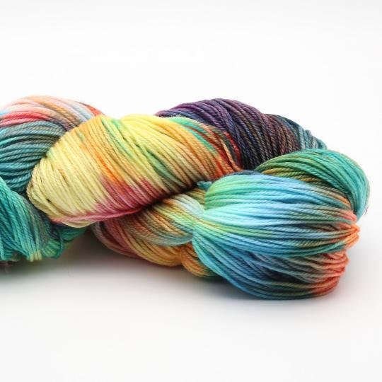 Manos del Uruguay Sockenwolle 100g/405m handgefärbt ALEGRIA Merino extrafine 405m/100g