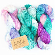 Manos del Uruguay Sockenwolle 100g/405m handgefärbt ALEGRIA Merino extrafine 405m/100g