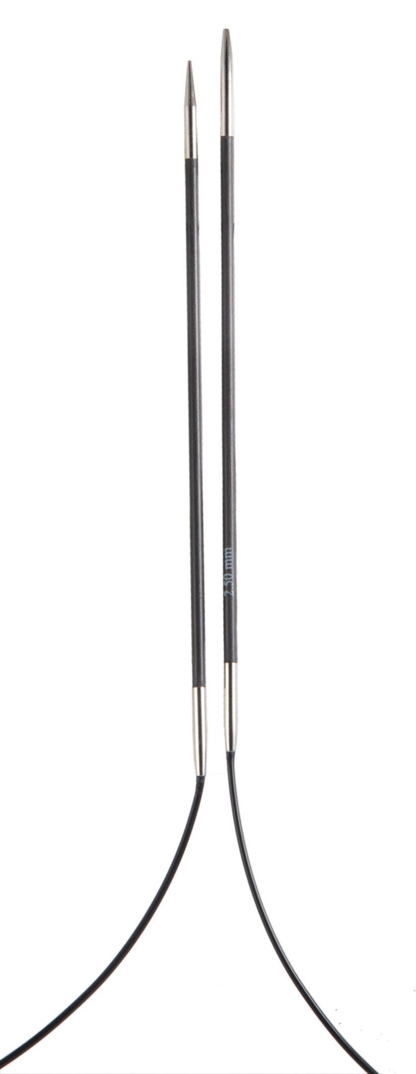 KNIT PRO KARBONZ Rundstricknadel Rundnadel Länge 80 cm Karbonz Messingspitzen stabil