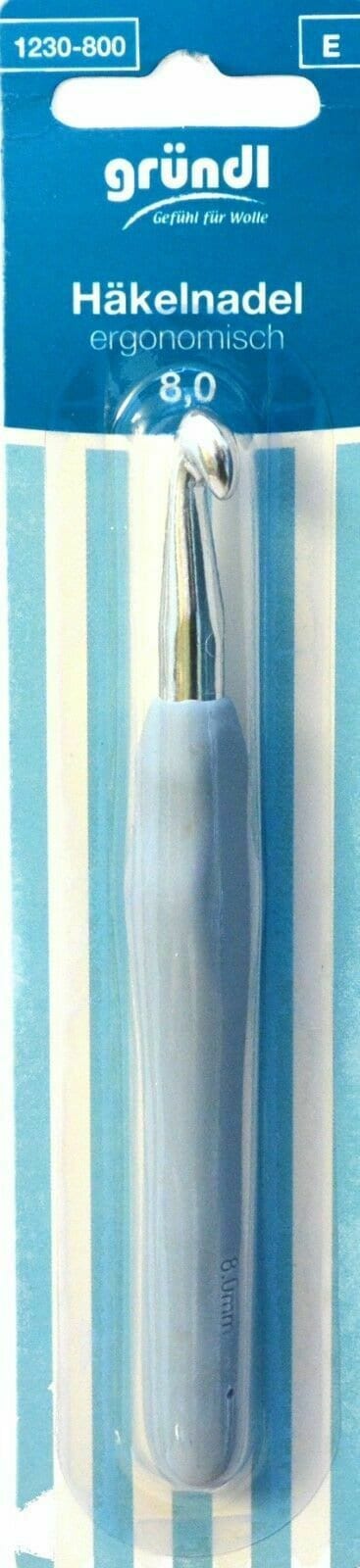 GRÜNDL Ergonomische Häkelnadeln