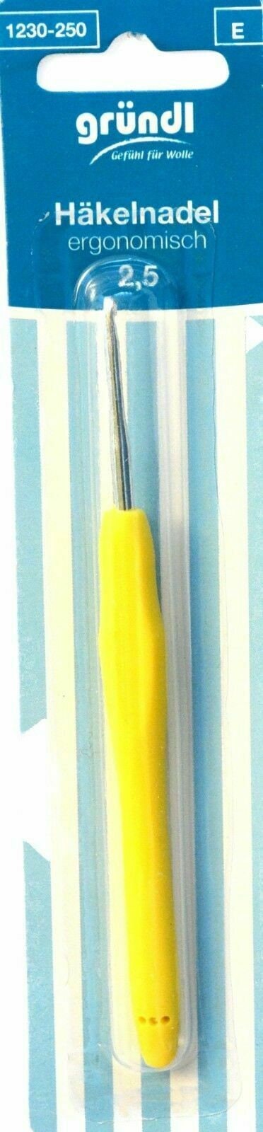 GRÜNDL Ergonomische Häkelnadeln