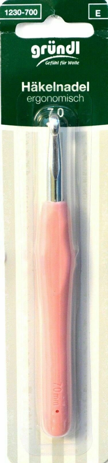 GRÜNDL Ergonomische Häkelnadeln
