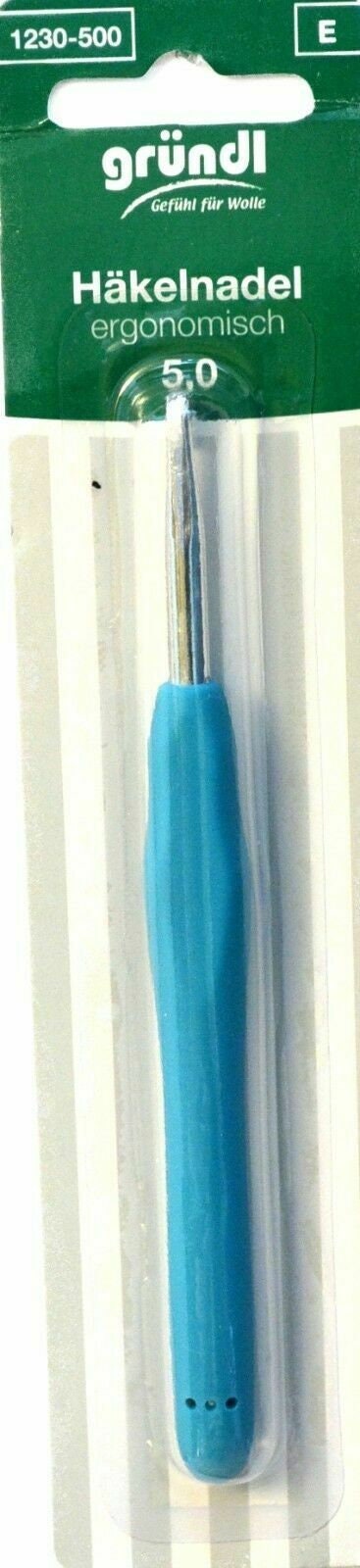 GRÜNDL Ergonomische Häkelnadeln