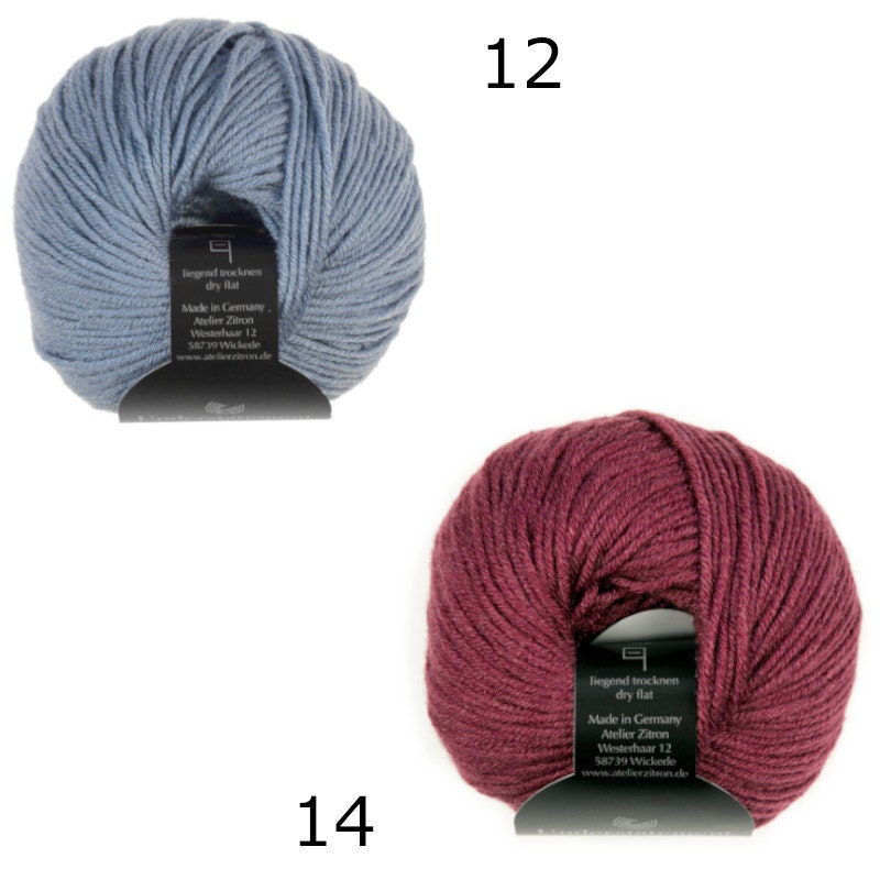 Atelier ZITRON Understatement 50g / 125m Knäuel Merino extrafine Seide Tencel weich kuschelig