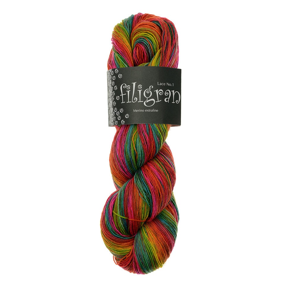 Atelier ZITRON Filigran 100g/600m Garn Strang Merino extrafine Farbverlaufsgarn