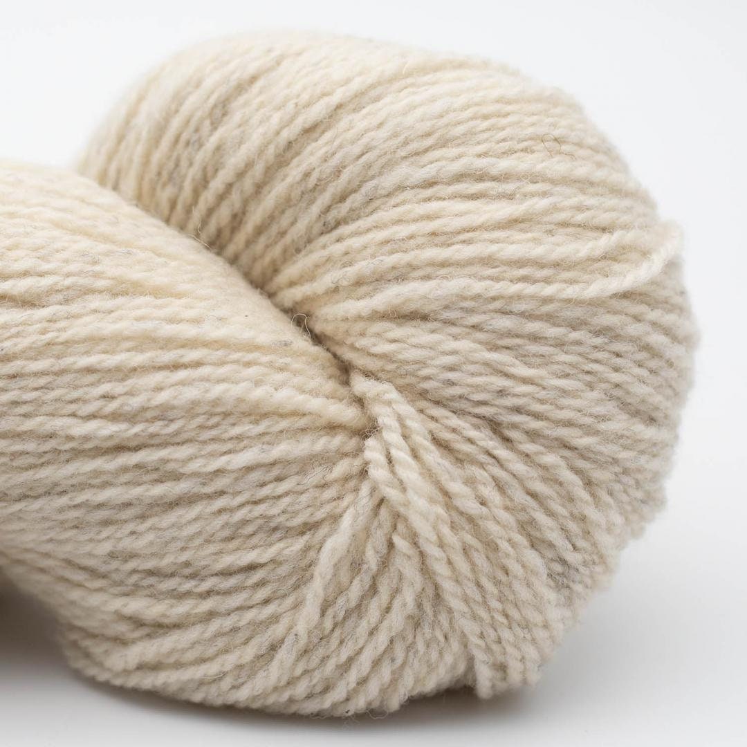 BC Garn SEMILLA PURA gots 100g/350m reine Schurwolle weich natur beige meliert GOTS