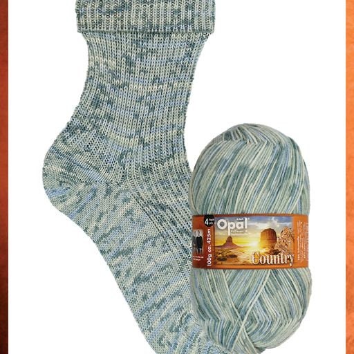 OPAL Sockenwolle 4-fach COUNTRY Schurwolle Polyamid Knäuel 100g/425m