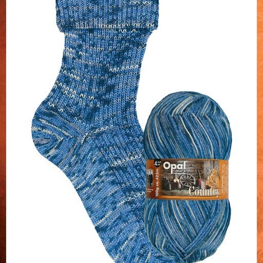 OPAL Sockenwolle 4-fach COUNTRY Schurwolle Polyamid Knäuel 100g/425m