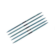 LYKKE NADELSPIEL 15 cm Länge INDIGO blau Birkenholz Holz stabil glatt - 6'' inch