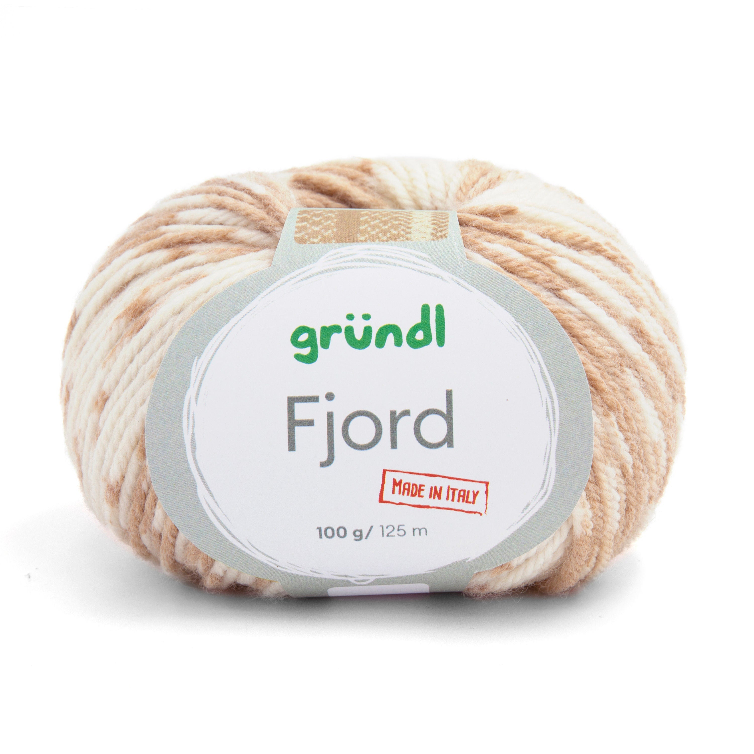 Gründl FJORD Norweger Muster 100g/125m Schurwolle Merino Polyacryl Schnellstrickgarn