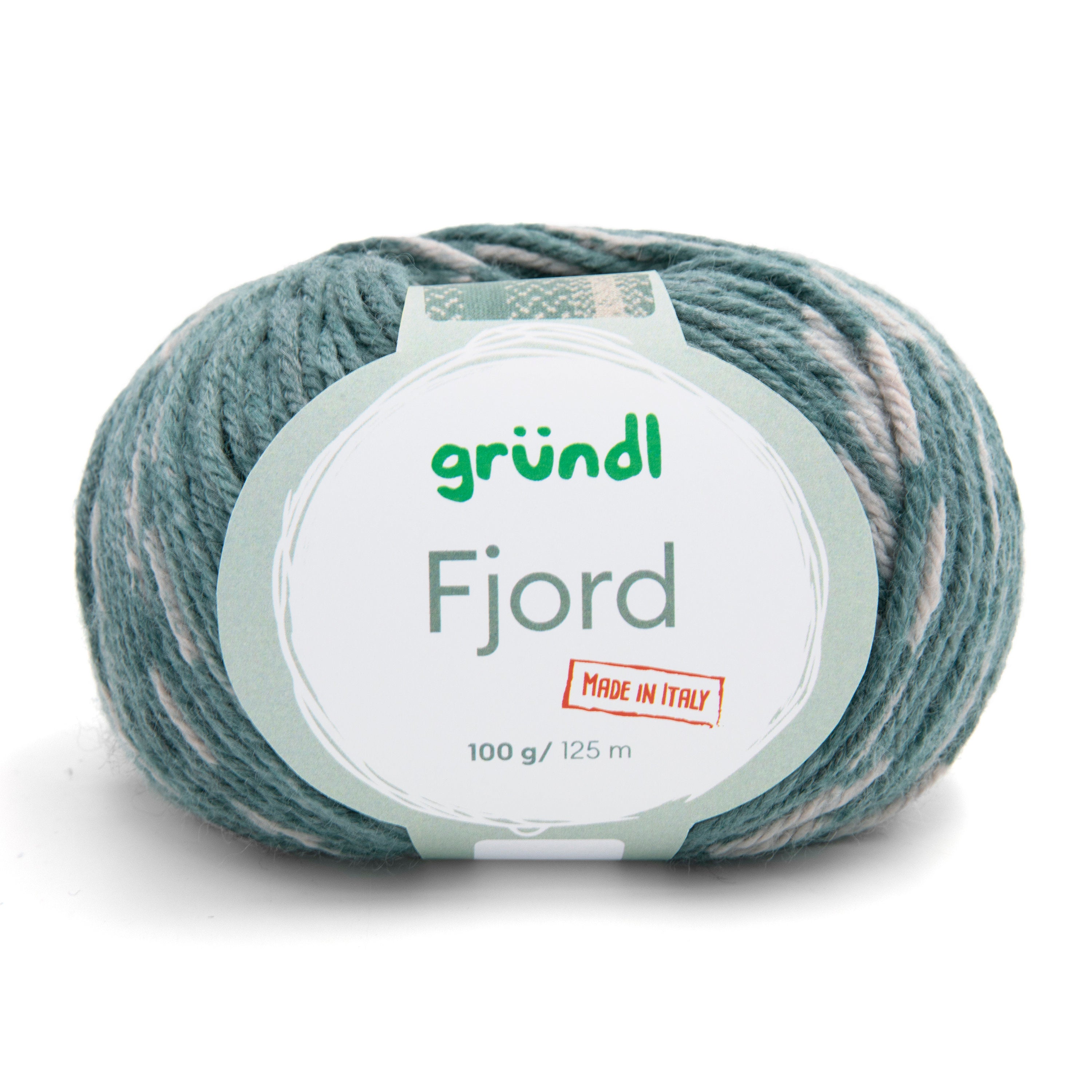 Gründl FJORD Norweger Muster 100g/125m Schurwolle Merino Polyacryl Schnellstrickgarn