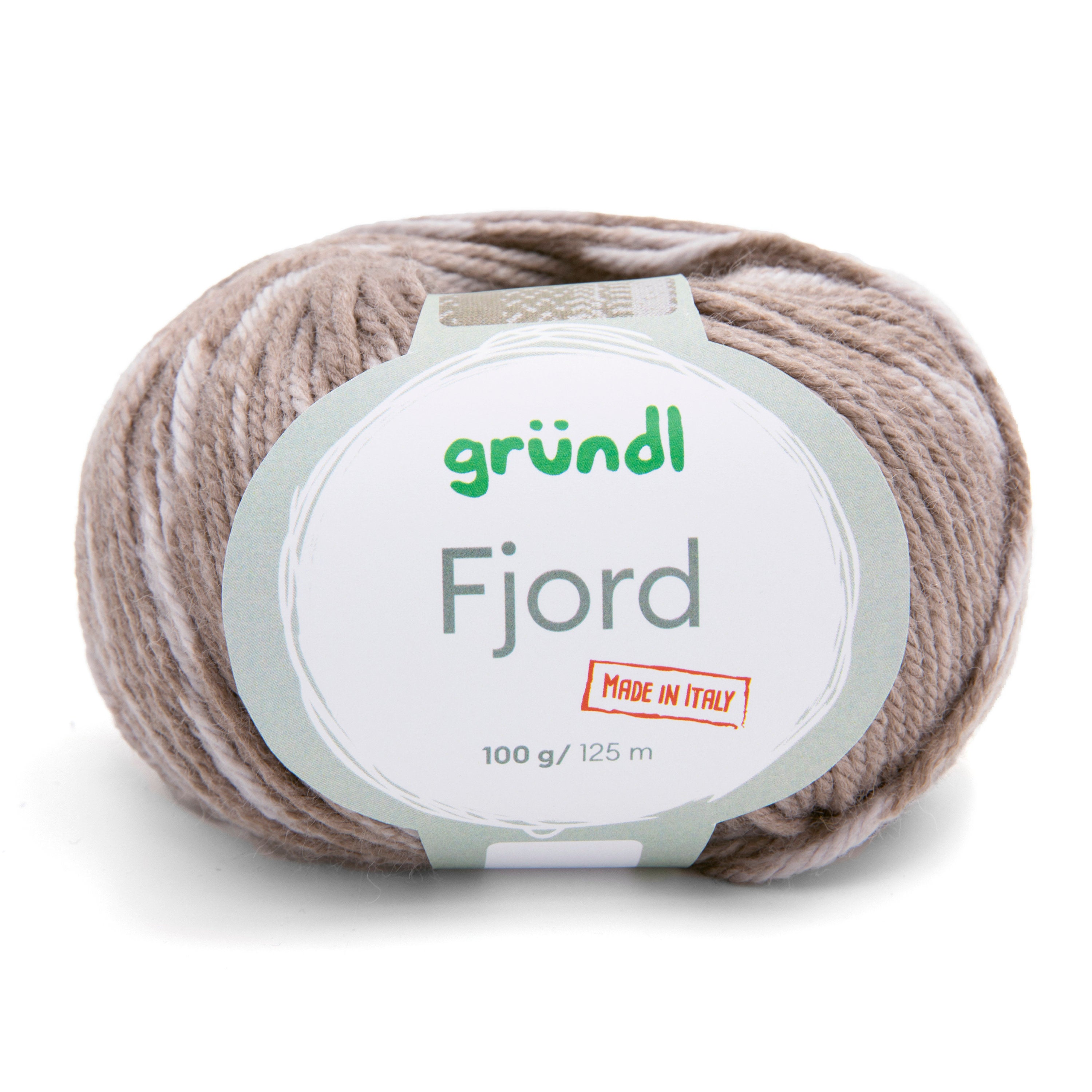 Gründl FJORD Norweger Muster 100g/125m Schurwolle Merino Polyacryl Schnellstrickgarn