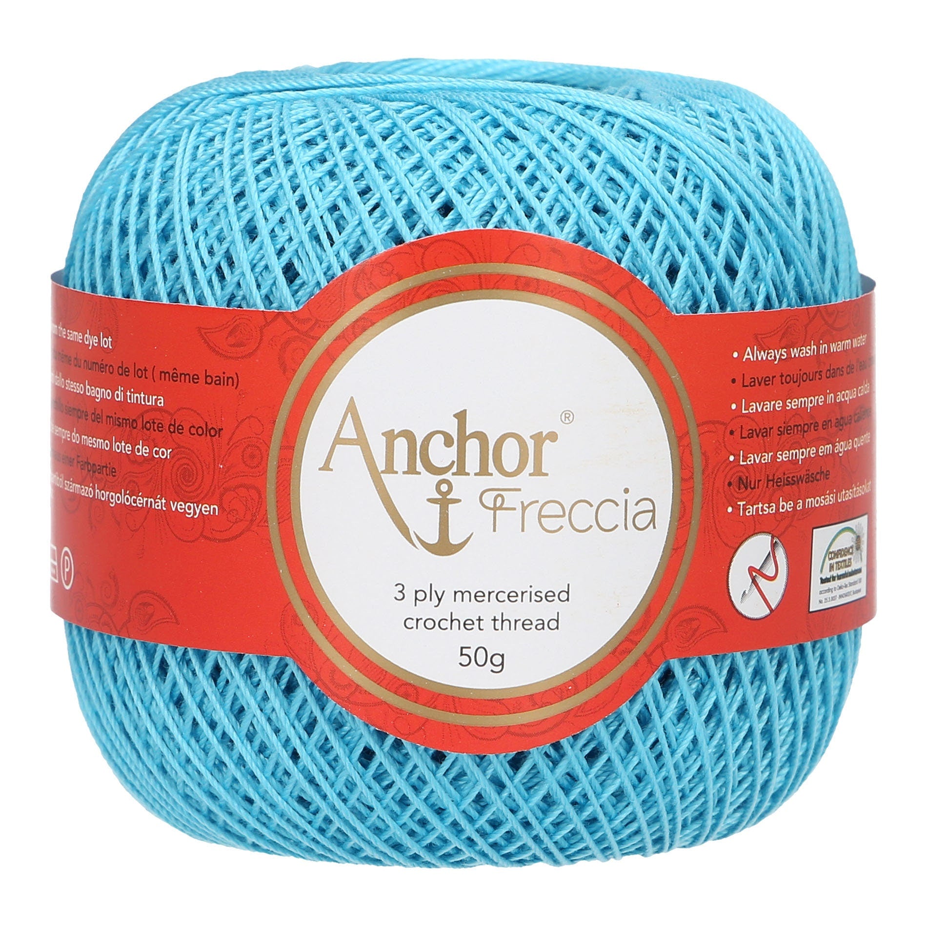 ANCHOR FRECCIA Häkelgarn 50g/285m  Häkeln Spitze Lace Baumwolle mercerisiert 3ply