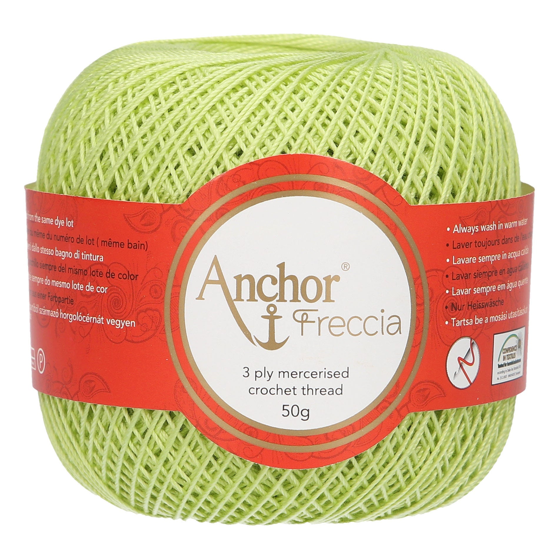 ANCHOR FRECCIA Häkelgarn 50g/285m  Häkeln Spitze Lace Baumwolle mercerisiert 3ply