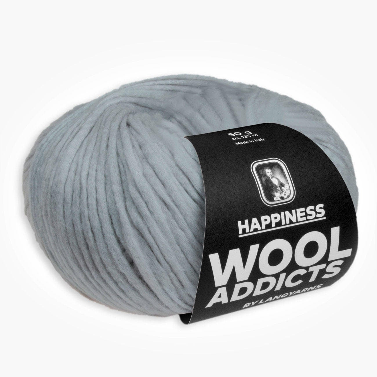 Lang Yarns HAPPINESS Wooladdicts 50g/135m Baumwolle weich grau lila blau rot koralle