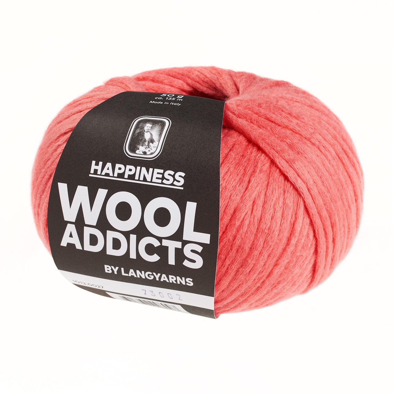 Lang Yarns HAPPINESS Wooladdicts 50g/135m Baumwolle weich grau lila blau rot koralle