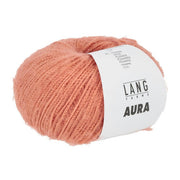 Lang Yarns AURA 50g/135m Baumwolle Polyamid weich grau natur blau gelb Pastellfarben
