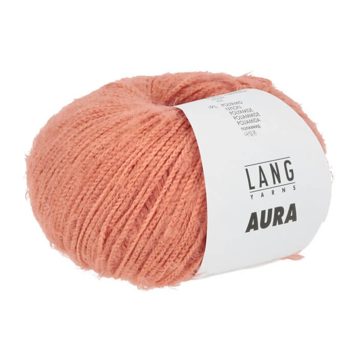Lang Yarns AURA 50g/135m Baumwolle Polyamid weich grau natur blau gelb Pastellfarben