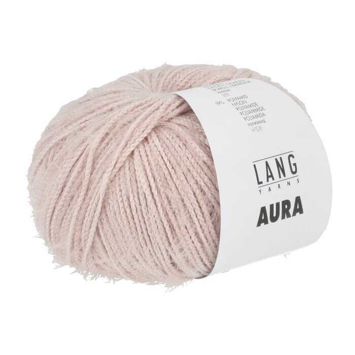 Lang Yarns AURA 50g/135m Baumwolle Polyamid weich grau natur blau gelb Pastellfarben