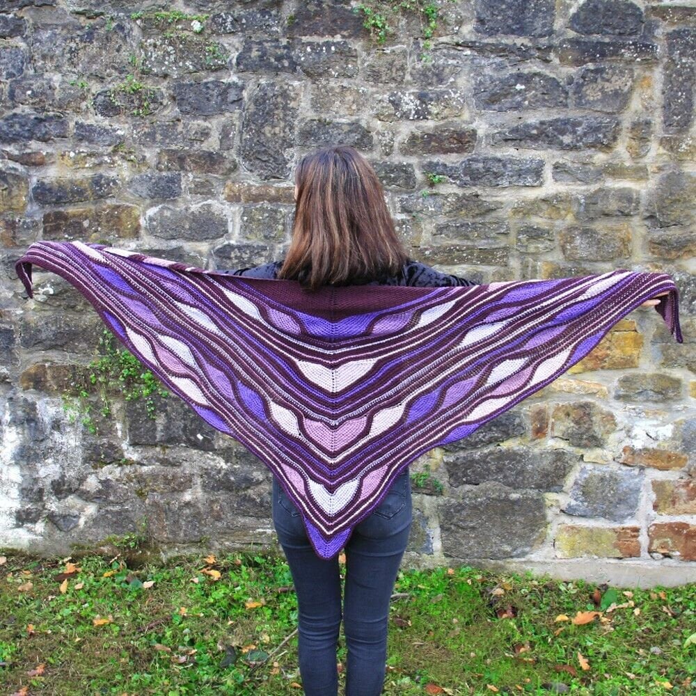 RELLANA Regenbogen Mirage 200g/800m Baumwolle Polyacryl Bobbel Farbverlaufsgarn