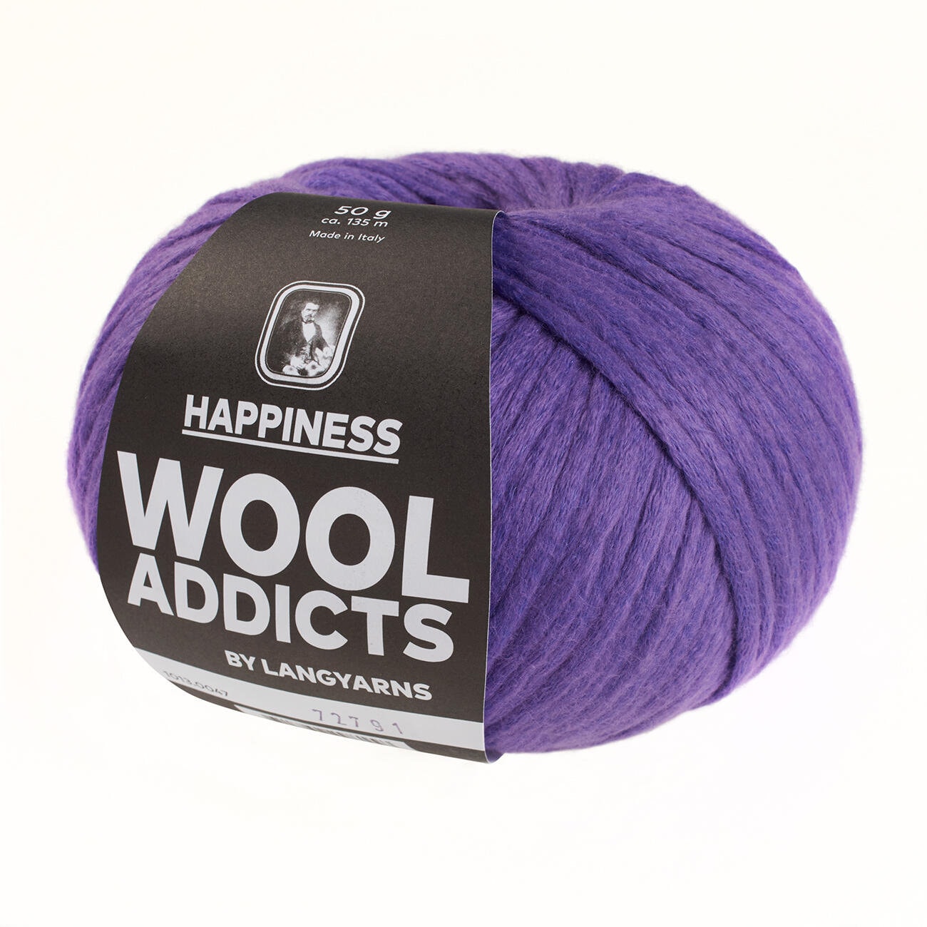 Lang Yarns HAPPINESS Wooladdicts 50g/135m Baumwolle weich grau lila blau rot koralle