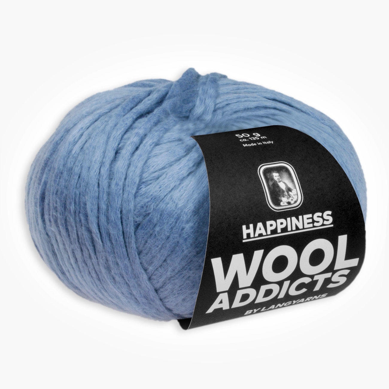 Lang Yarns HAPPINESS Wooladdicts 50g/135m Baumwolle weich grau lila blau rot koralle