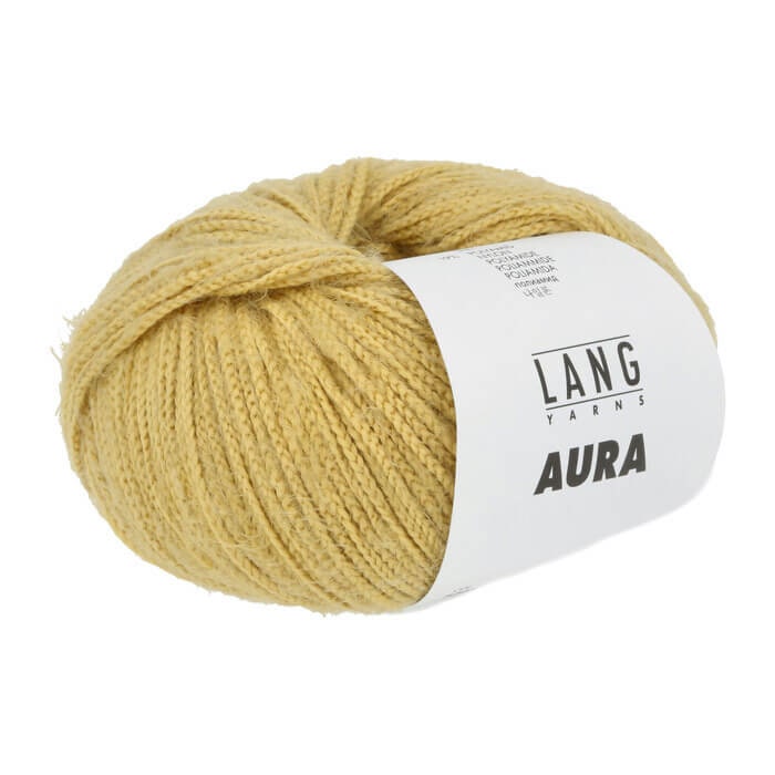 Lang Yarns AURA 50g/135m Baumwolle Polyamid weich grau natur blau gelb Pastellfarben