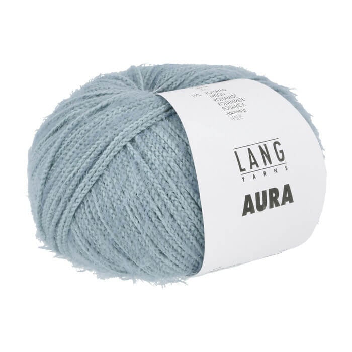 Lang Yarns AURA 50g/135m Baumwolle Polyamid weich grau natur blau gelb Pastellfarben