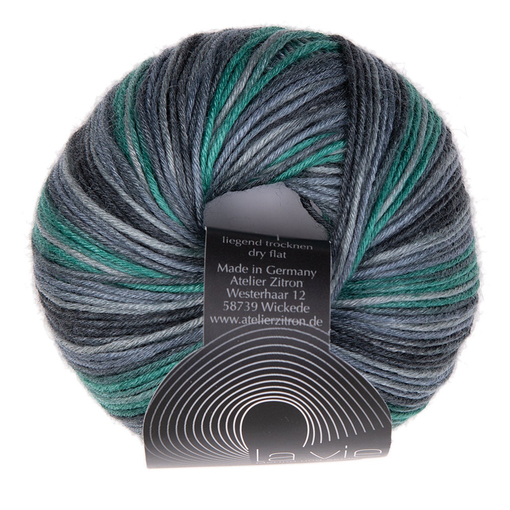 Atelier Zitron La Vie 50g/125m Schurwolle Merino extrafine Seide Tencel weich Farbverlauf mulesingfrei DK