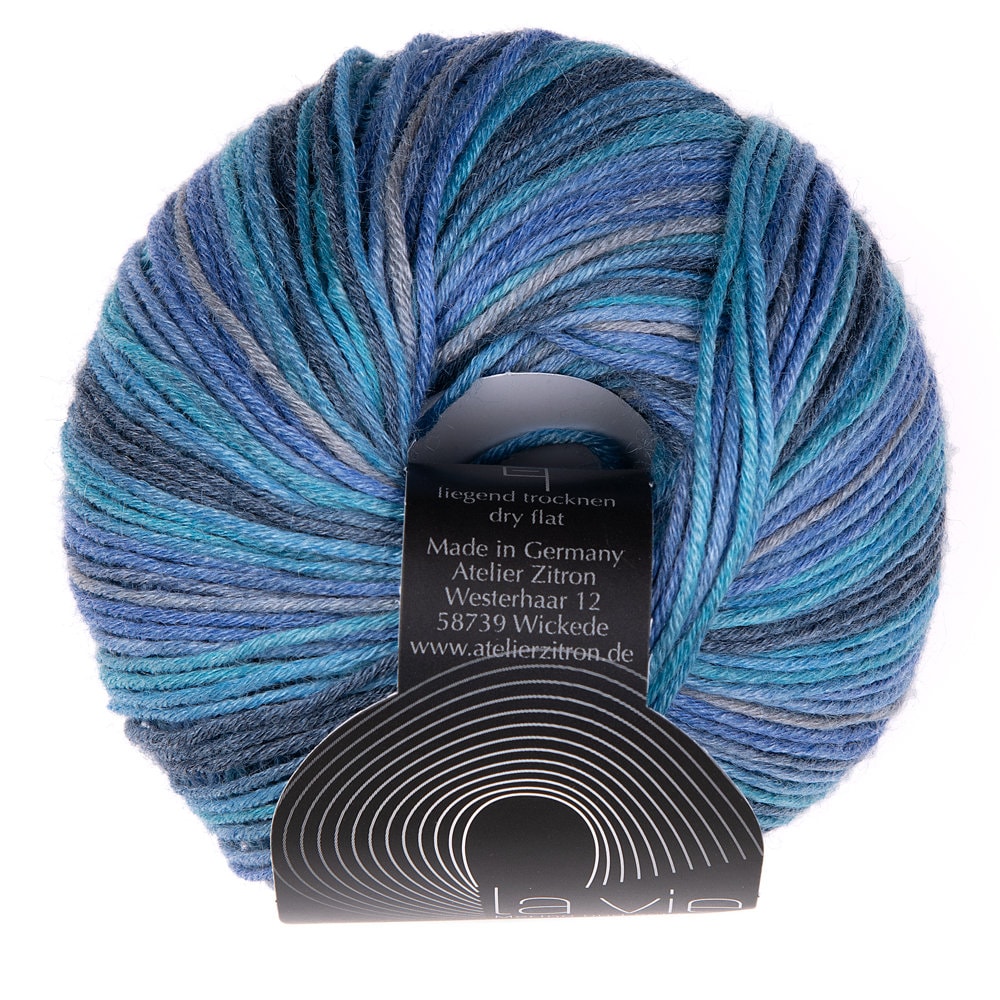 Atelier Zitron La Vie 50g/125m Schurwolle Merino extrafine Seide Tencel weich Farbverlauf mulesingfrei DK