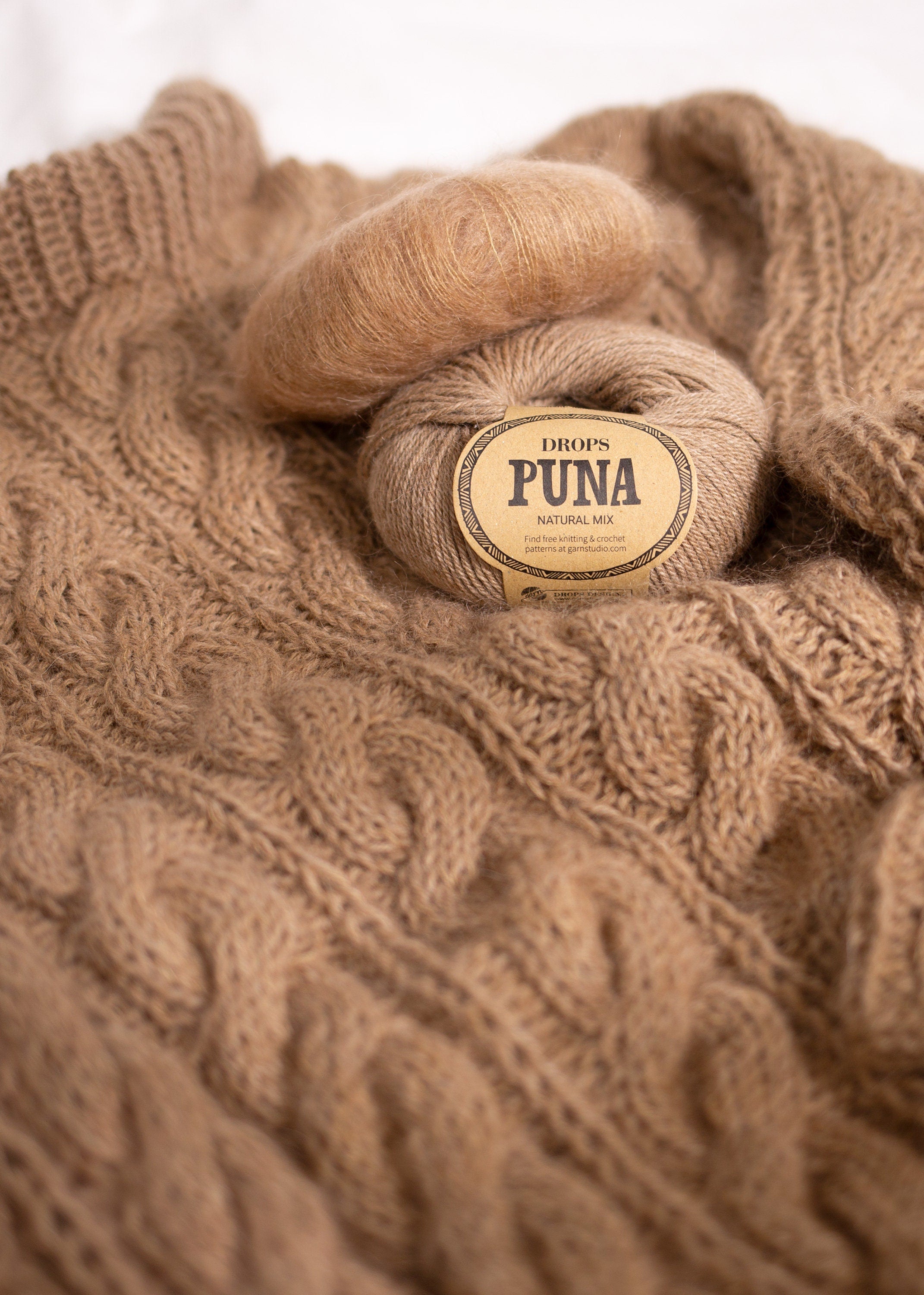 Drops PUNA NATURAL mix uni 50 g/110 m Alpaka - mulesingfrei DK 3 worted