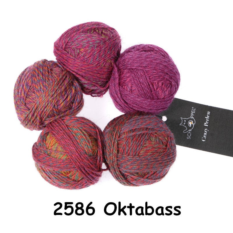 SCHOPPEL Crazy Perlen 100g/400m Schurwolle organic, Polyamid biologisch abbaubar bunt Farbverlauf