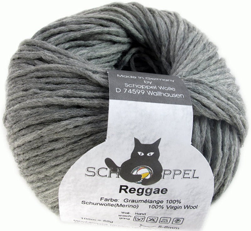 SCHOPPEL Reggae Mélange 100% Schurwolle Merino 5 - 6 mm weich voluminös Walkgarn