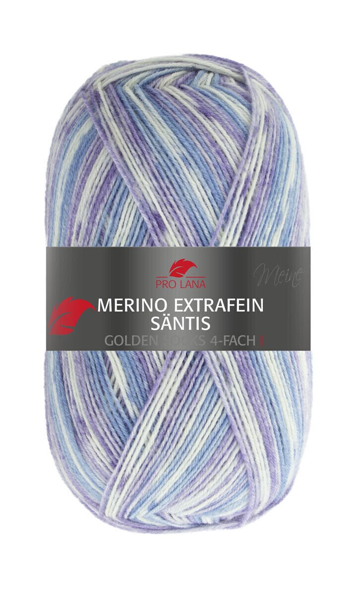 Pro Lana Golden Socks Schurwolle Merino extrafein Säntis 100g/420m 4-fädig Sockenwolle 4-fach