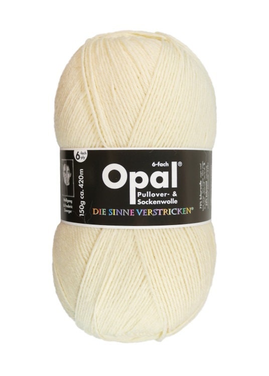 OPAL Sockenwolle 6-fach Uni einfarbig alle Farben Schurwolle Polyamid Knäuel 150g/420m