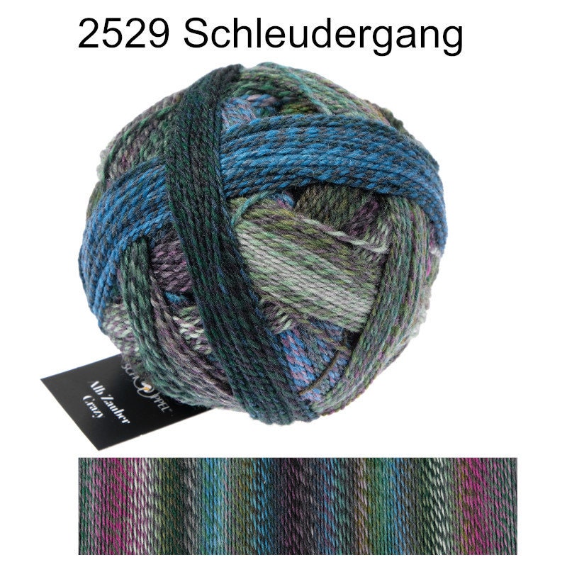 SCHOPPEL Alb Zauber Crazy Schurwolle  100g/400m Polyamid biologisch abbaubar Farbverlaufsgarn
