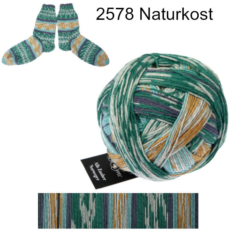 SCHOPPEL Alb Zauber Norweger Schurwolle 100g/400m Farbverlaufsgarn Socken