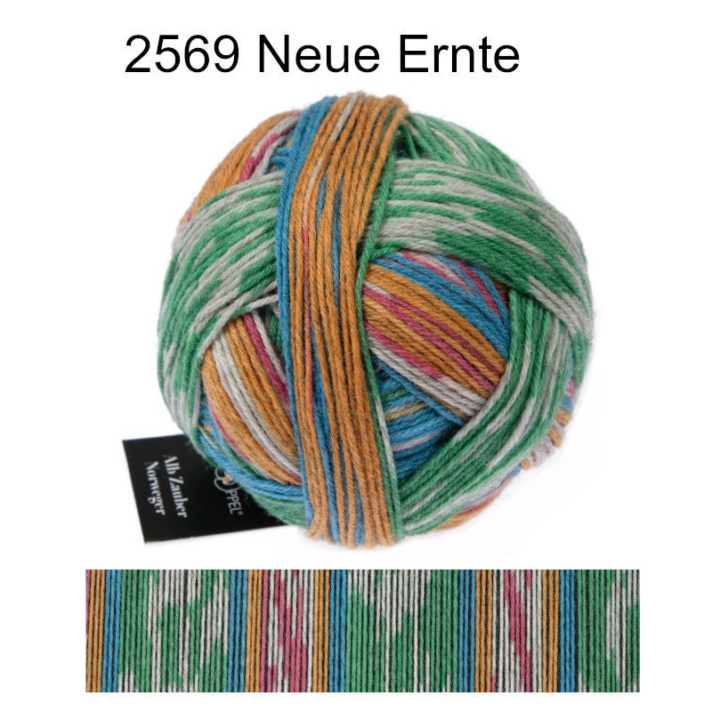 SCHOPPEL Alb Zauber Norweger Schurwolle 100g/400m Farbverlaufsgarn Socken