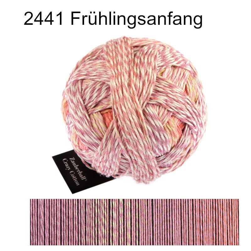 SCHOPPEL Zauberball Crazy Cotton 100g/210m Baumwolle NS 3 - 4 mm Farbverlaufsgarn