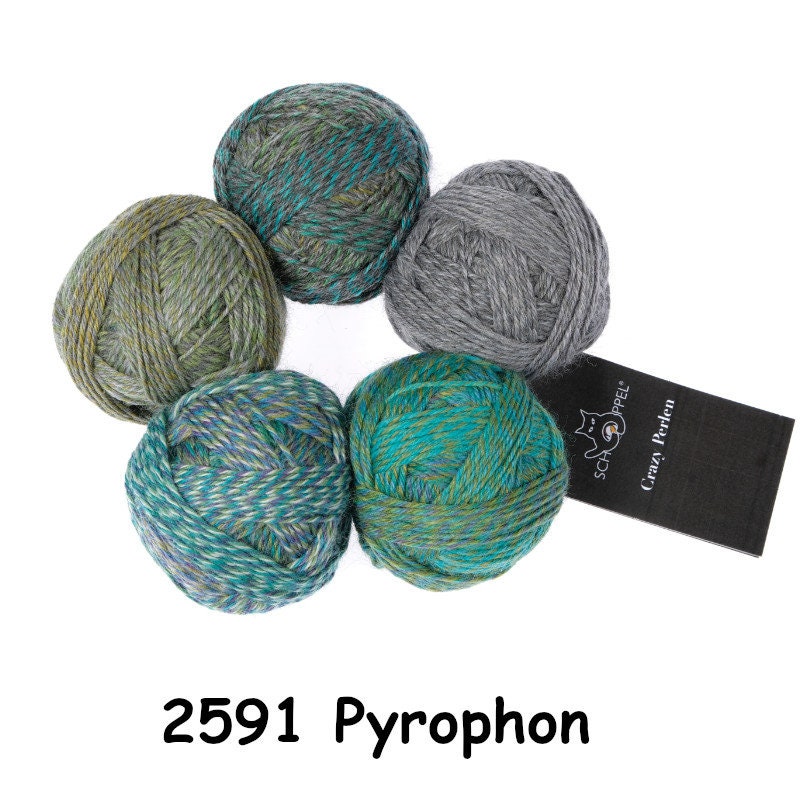 SCHOPPEL Crazy Perlen 100g/400m Schurwolle organic, Polyamid biologisch abbaubar bunt Farbverlauf