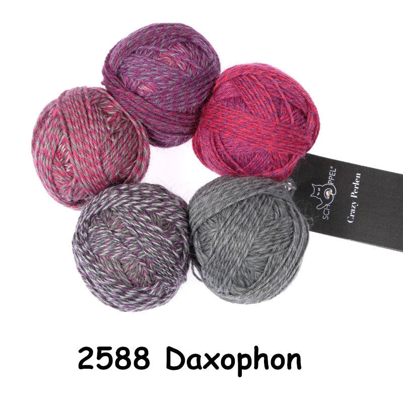 SCHOPPEL Crazy Perlen 100g/400m Schurwolle organic, Polyamid biologisch abbaubar bunt Farbverlauf