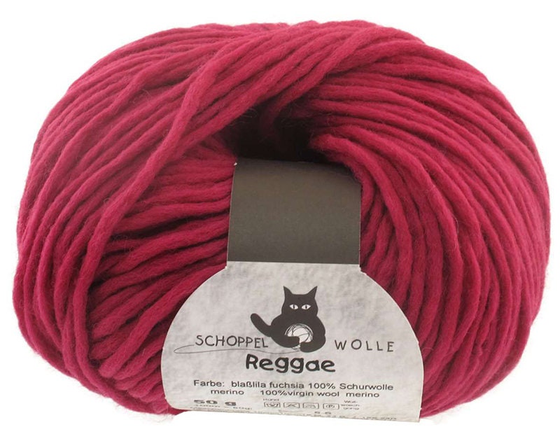 SCHOPPEL Reggae 100% Schurwolle Merino NS 5 - 6 mm weich voluminös Walkgarn