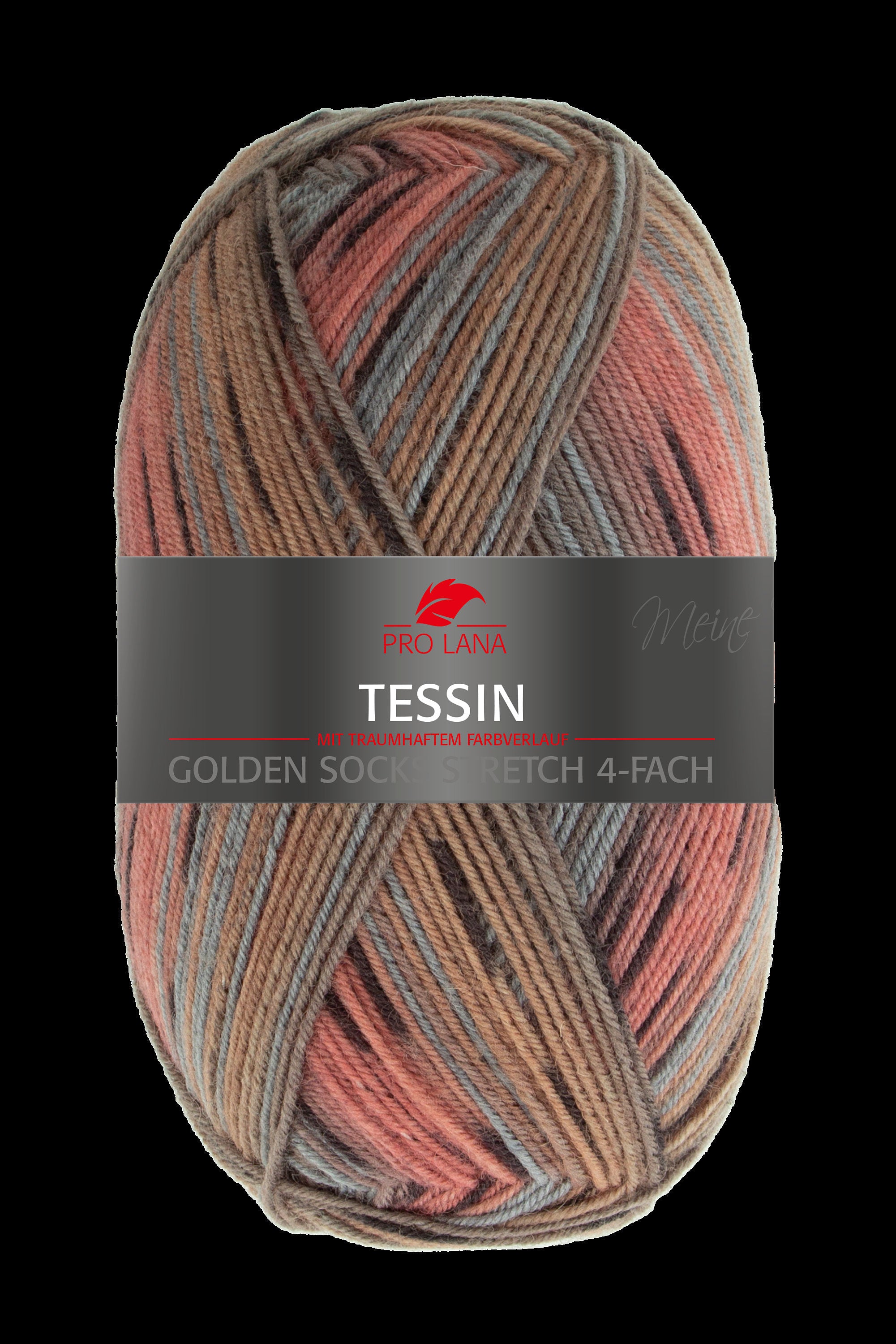 PRO LANA Golden Socks Tessin Schurwolle Elite Stretch 100g/420m 4-fädig Sockenwolle