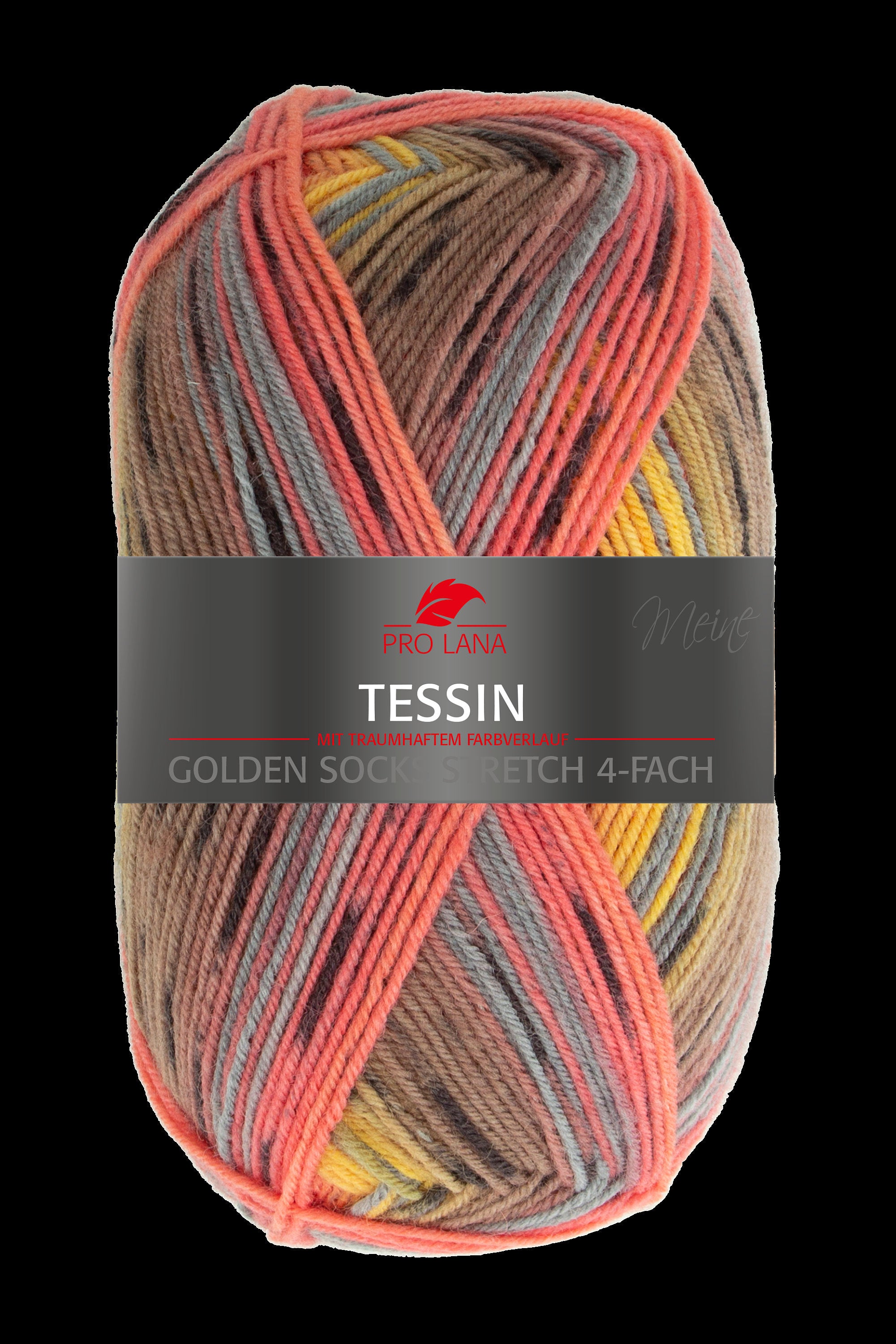 PRO LANA Golden Socks Tessin Schurwolle Elite Stretch 100g/420m 4-fädig Sockenwolle