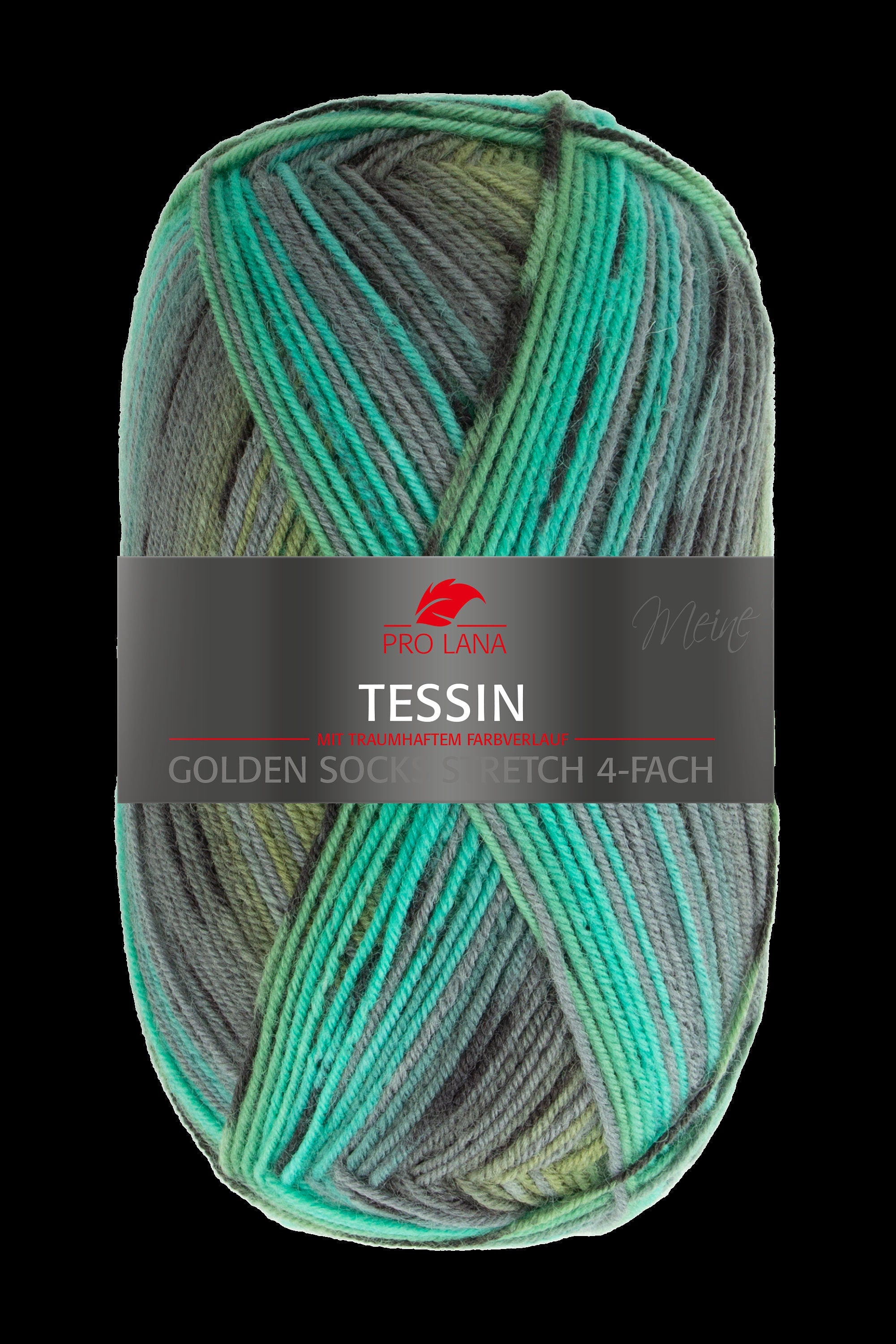 PRO LANA Golden Socks Tessin Schurwolle Elite Stretch 100g/420m 4-fädig Sockenwolle